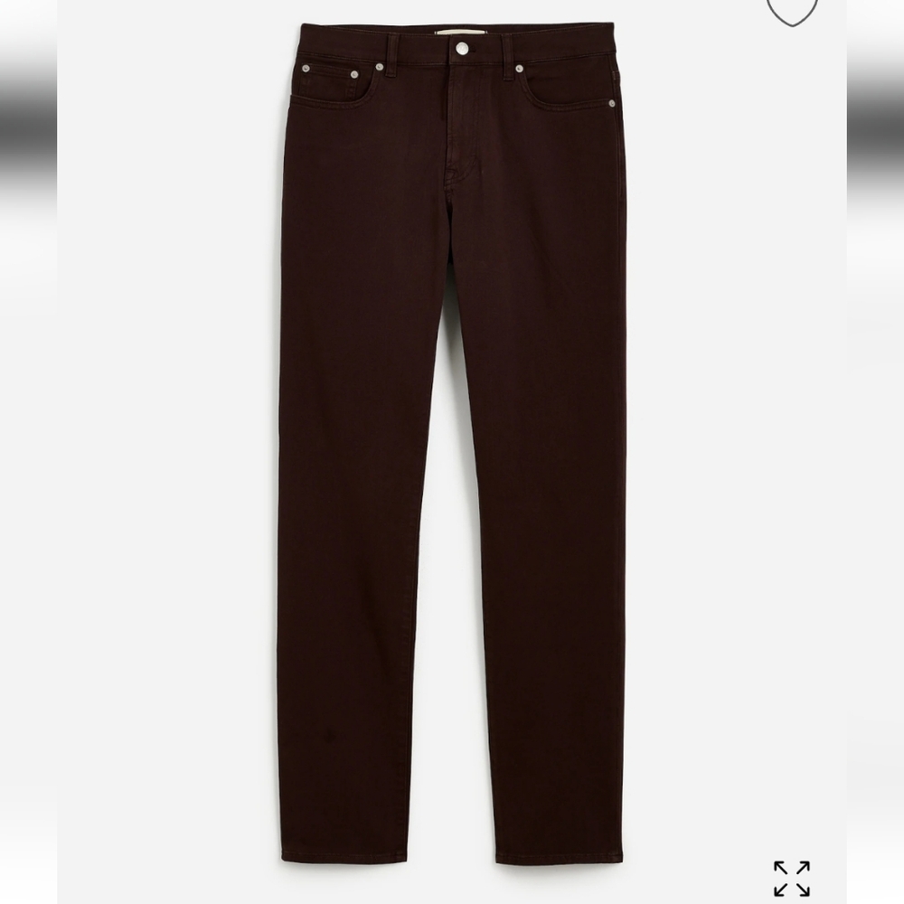 Madewell Men's Straight Jeans - Deep Brown